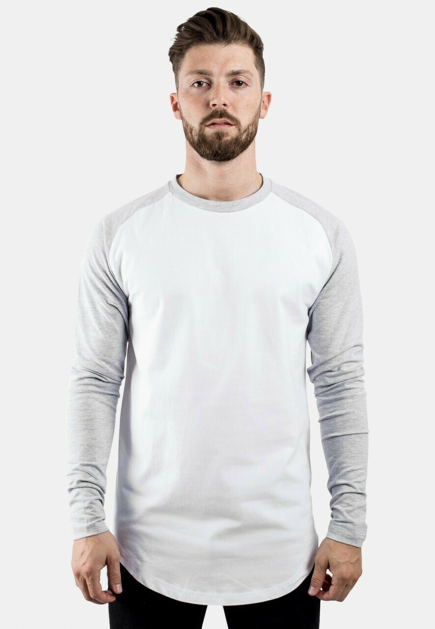 цена Рубашка с длинным рукавом BASEBALL Blackskies, цвет white grey
