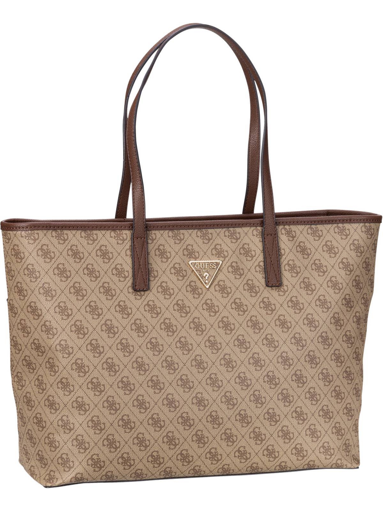 

Сумка шоппер Guess Power Play Large Tech Tote, цвет Latte Logo