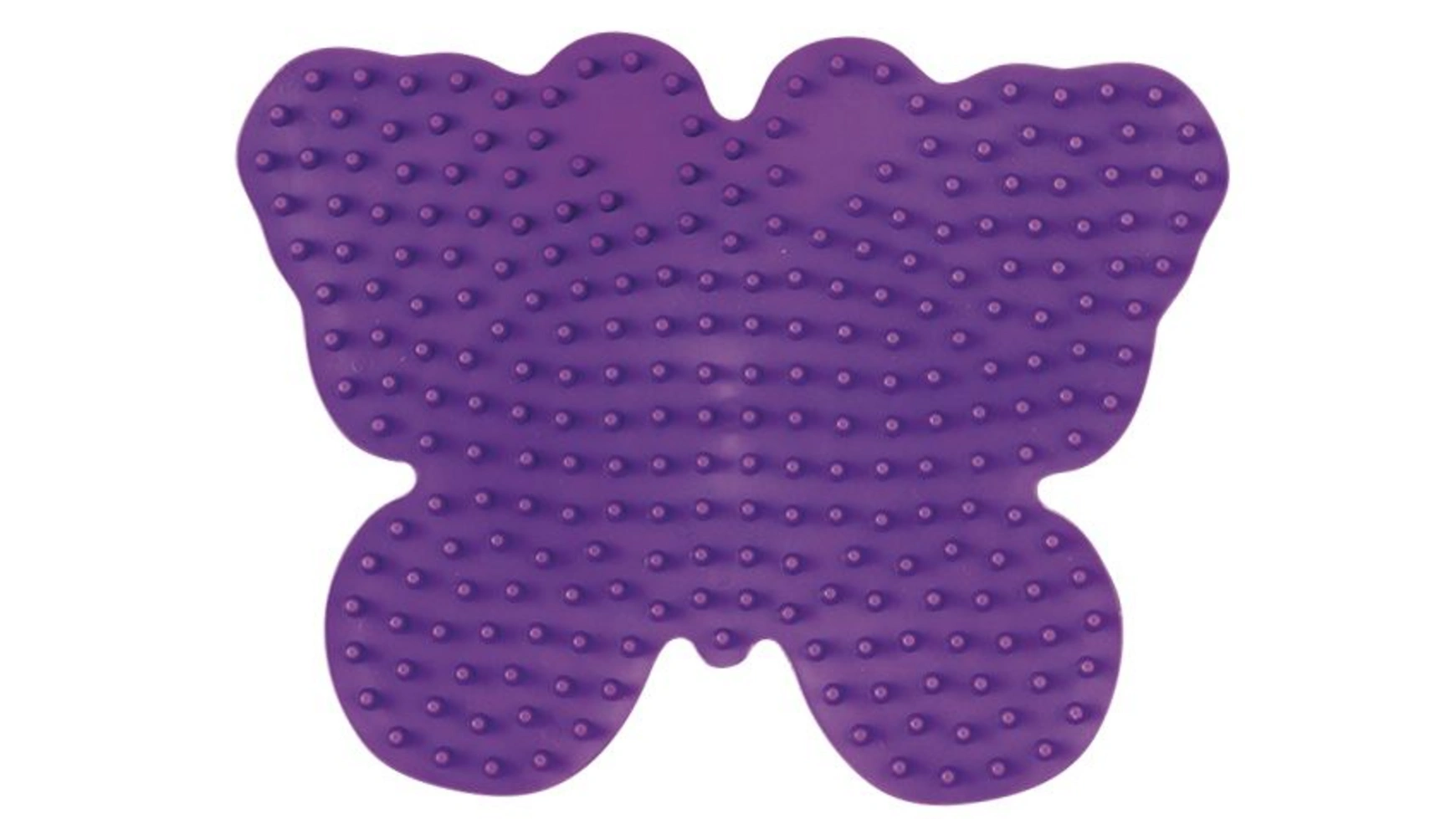 Гладильные бусы миди5+, пластина-бабочка, фиолетовые Hama Perlen гладильные бусы миди 5 контактная пластина 6 угловые большие прозрачные hama perlen