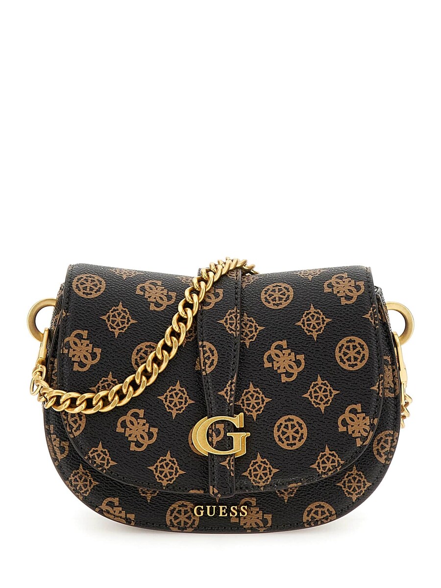 

Сумка кросс-боди GUESS Crossbody Kuba 4G, коричневый