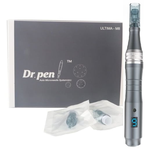 dr pen n2 professional wireless dermapen machine bb glow mts microneedeling pen mesotherapy apparatus with 12pcs nano cartridges Микроигольная мезотерапия Dermapen, M8-C, Wired Dr Pen, inna