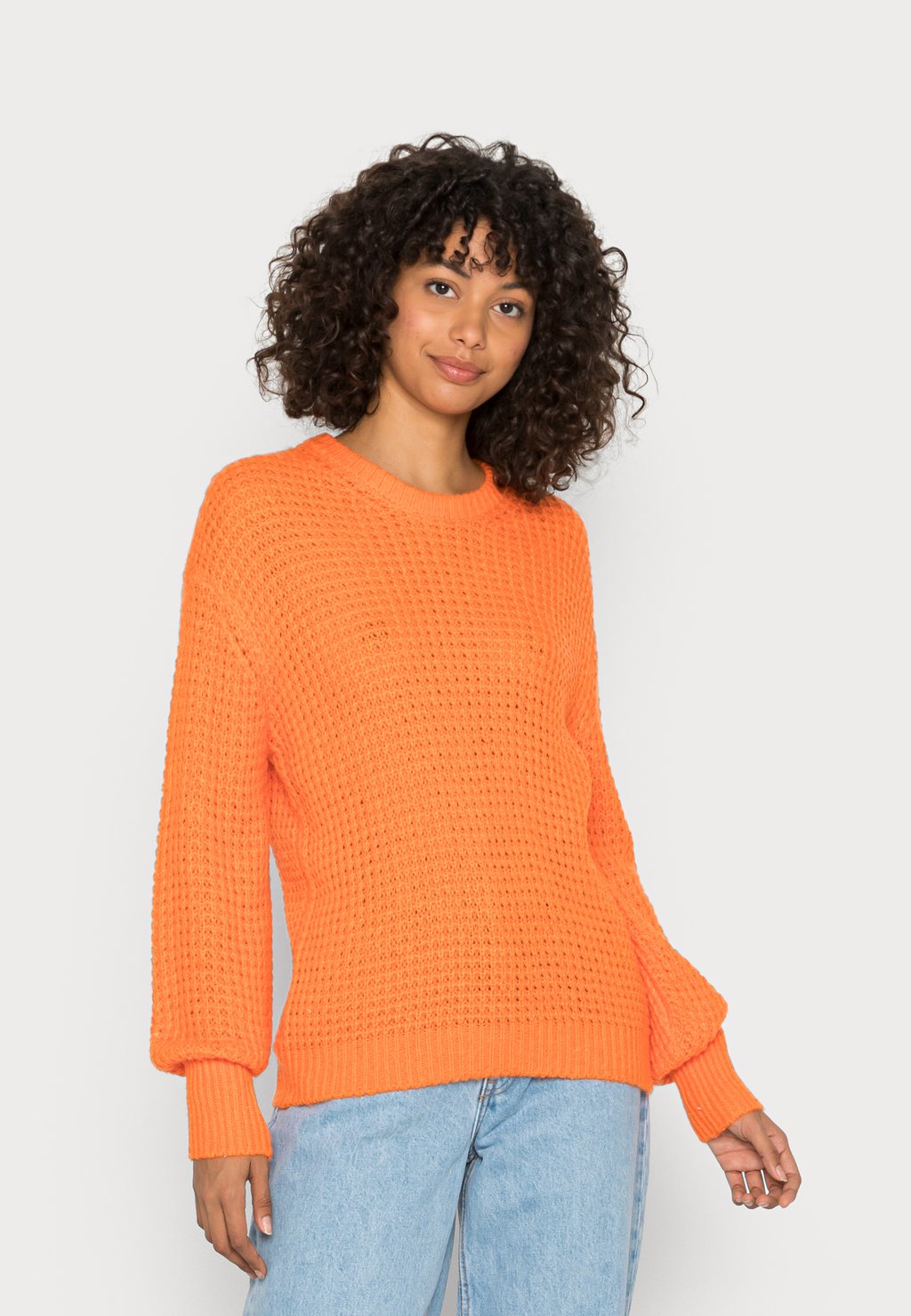 

Свитшот JJXX CAMILLA OPEN CREW NECK, цвет red orange