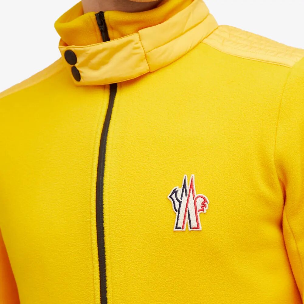Moncler Grenoble Флисовая куртка, желтый куртка moncler grenoble verdons padded nylon желтый