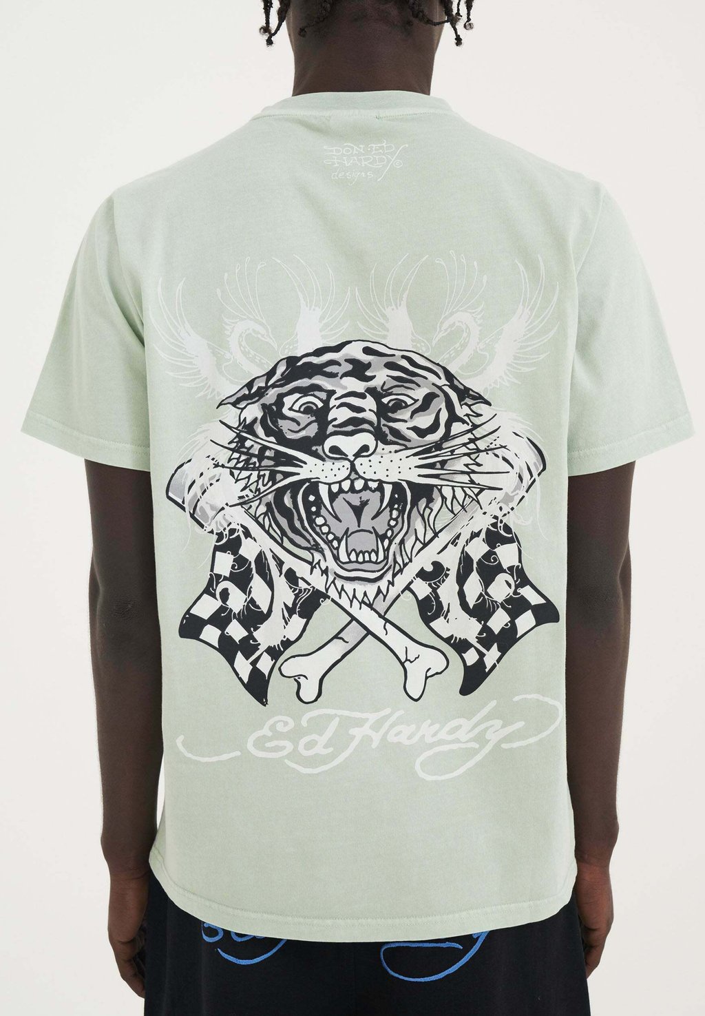 

Футболка с принтом MONO RACING TIGER Ed Hardy, зеленый