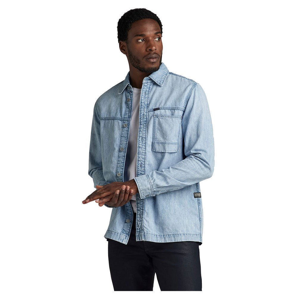 

Рубашка G-Star 1-Pocket Regular Fit, синий