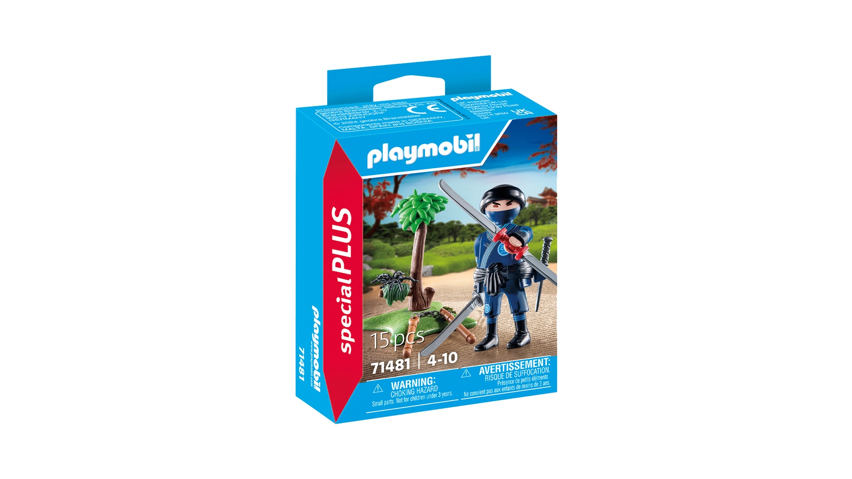 Special plus ниндзя со снаряжением Playmobil 542044 игровой набор мегалозавр и охотник со снаряжением