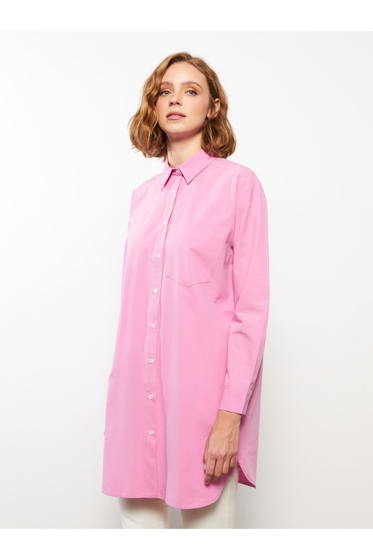 

Туника - Розовый - Oversize LC Waikiki, розовый