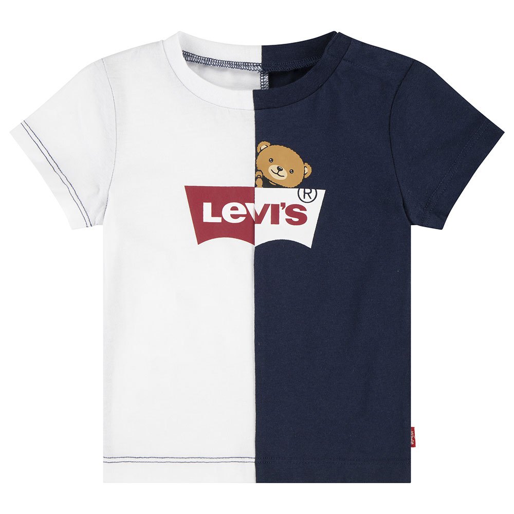 

Футболка Levi's Spliced Graphic Short Sleeve Round Neck, белый