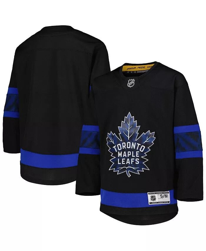 

Черная футболка Big Boys Toronto Maple Leafs альтернативной премьер-команды Outerstuff, черный