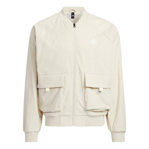 Куртка Adidas St Cord Woven Jacket 'Cream White', белый