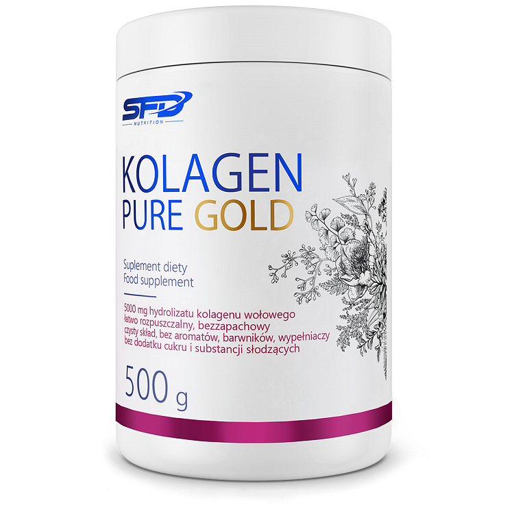 Препарат, поддерживающий состояние кожи и суставов Sfd Kolagen Pure Gold, 500 гр