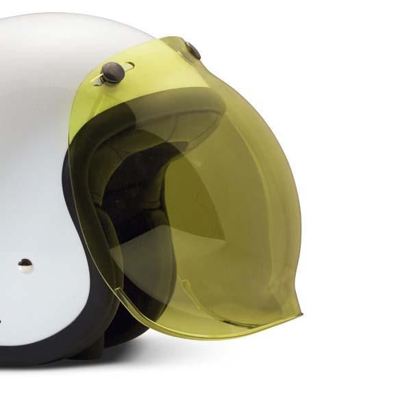 Визор для шлема DMD Vintage Bubble, желтый визор для шлема dmd vintage snap on snap off big серый
