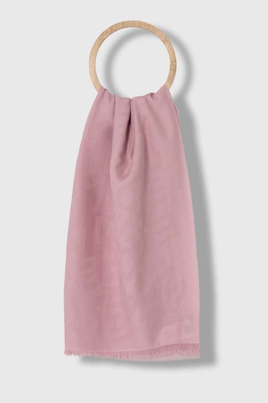Хлопковая шаль Weekend Max Mara, розовый шаль mara 150х75 см мультиколор
