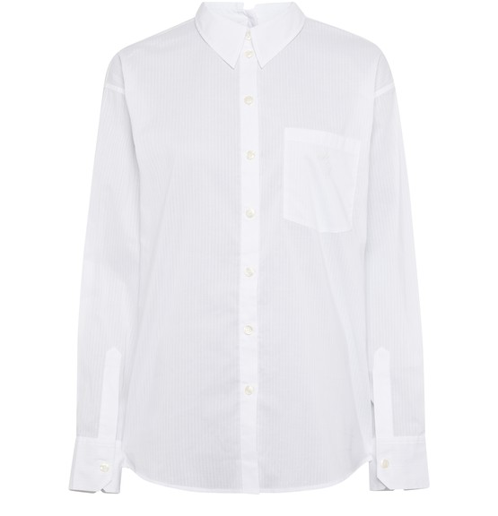

Рубашка с длинными рукавами Saffron Fancy Stripe Acne Studios, белый