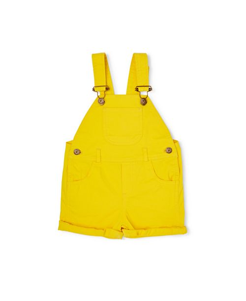 

Классические летние джинсовые шорты унисекс Dotty Dungarees, цвет Yellow