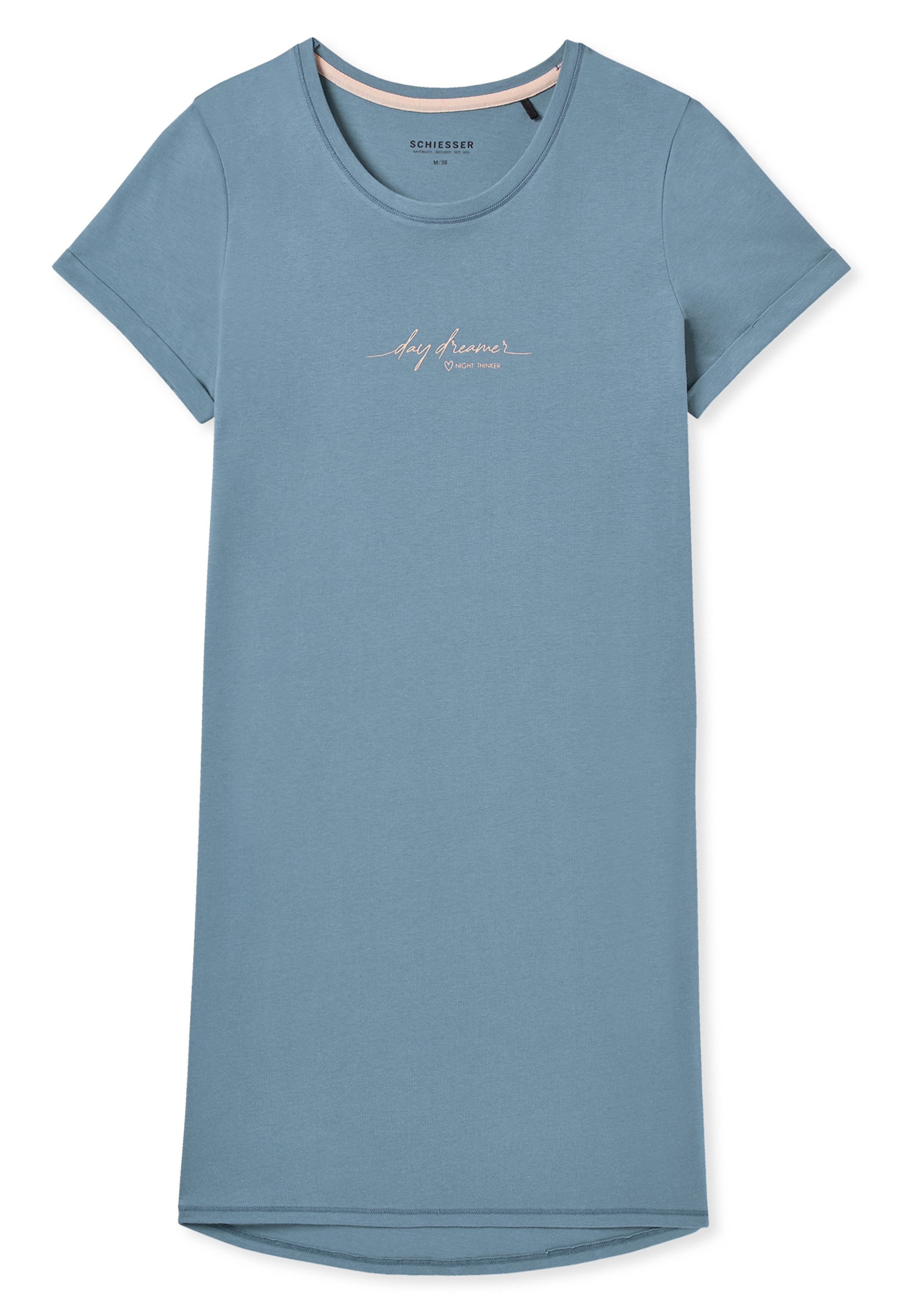

Ночная рубашка Schiesser Casual Essentials, серо-голубой