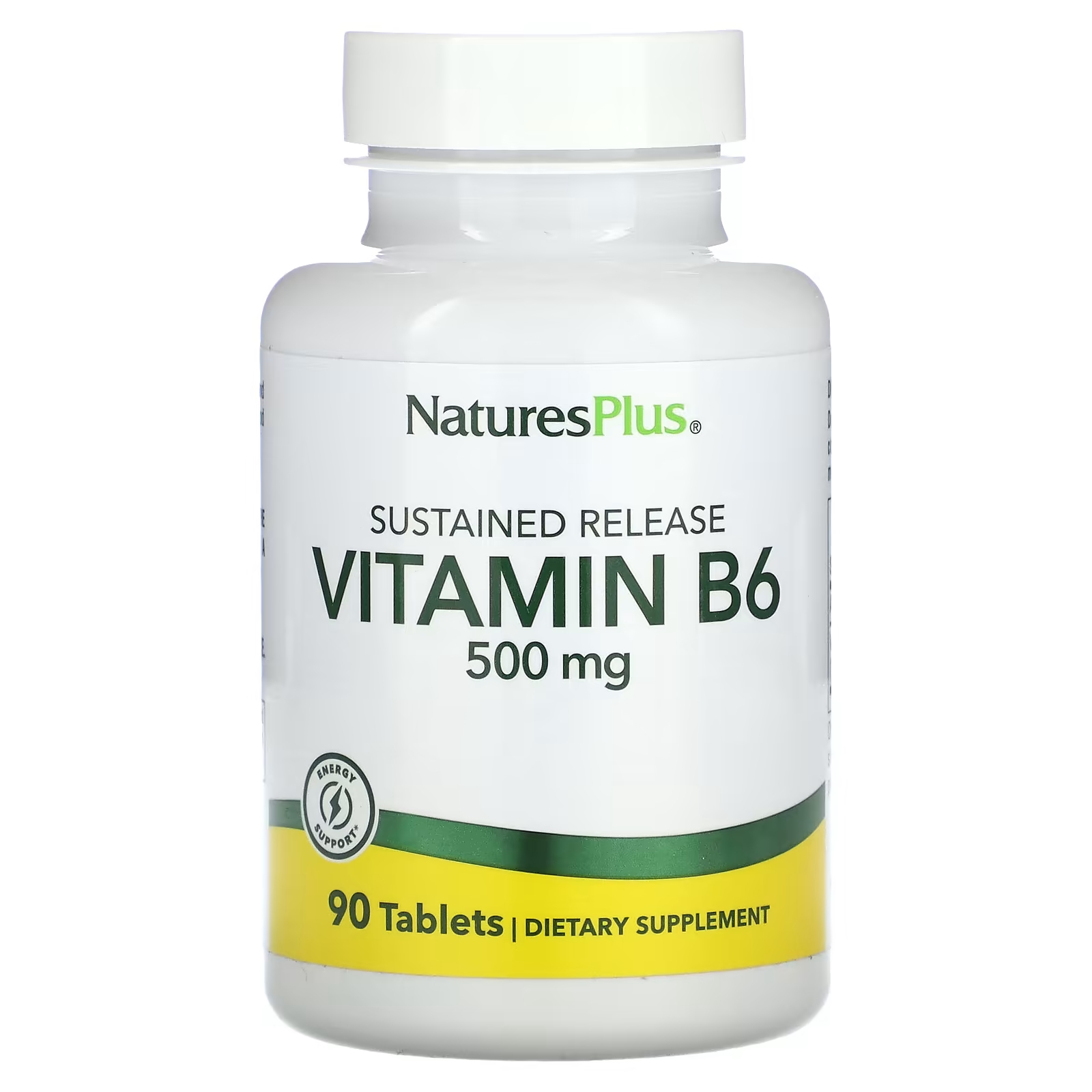 

Биологически активная добавка NaturesPlus витамин B6, 500 мг., 90 таблеток
