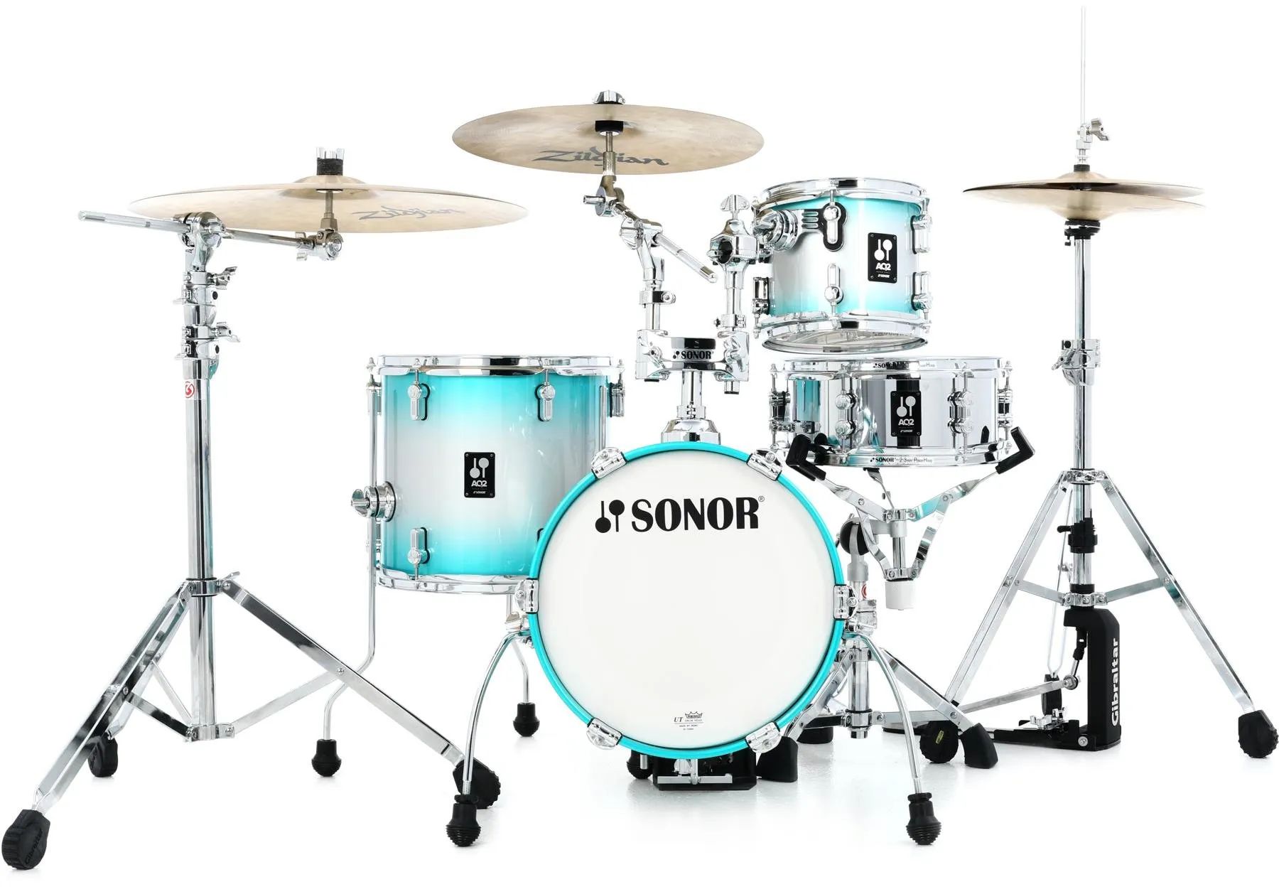 

Набор из 4 ракушек Sonor AQ2 Martini с малым барабаном — Aqua Silver Burst