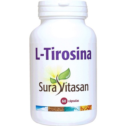 Тирозин 500мг 60 капсул Sura Vitasan л тирозин naturalsupp vegan l tyrosine 500мг 60 капсул