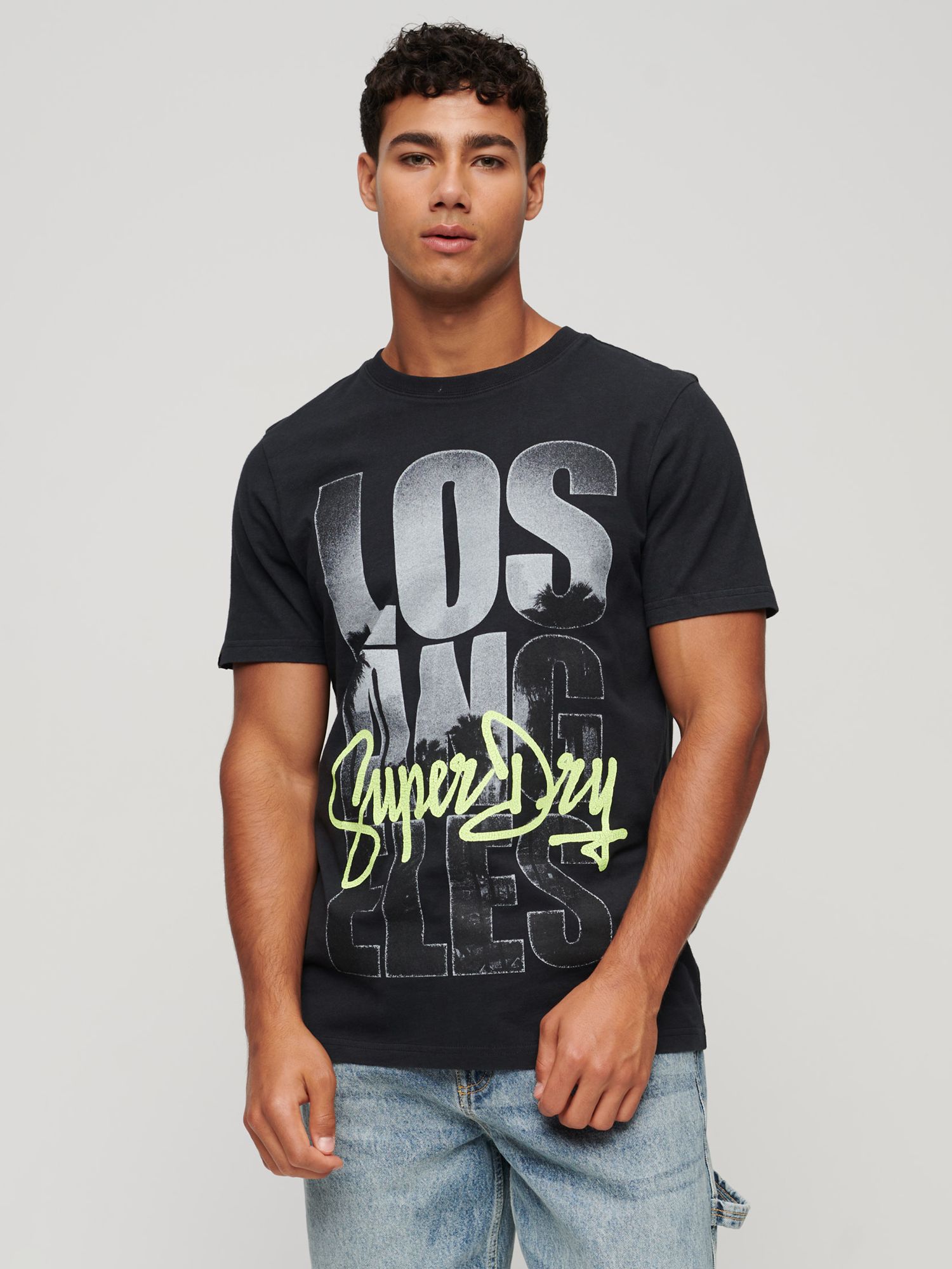 

Футболка с логотипом Superdry Photographic Skate, угольно-черный цвет
