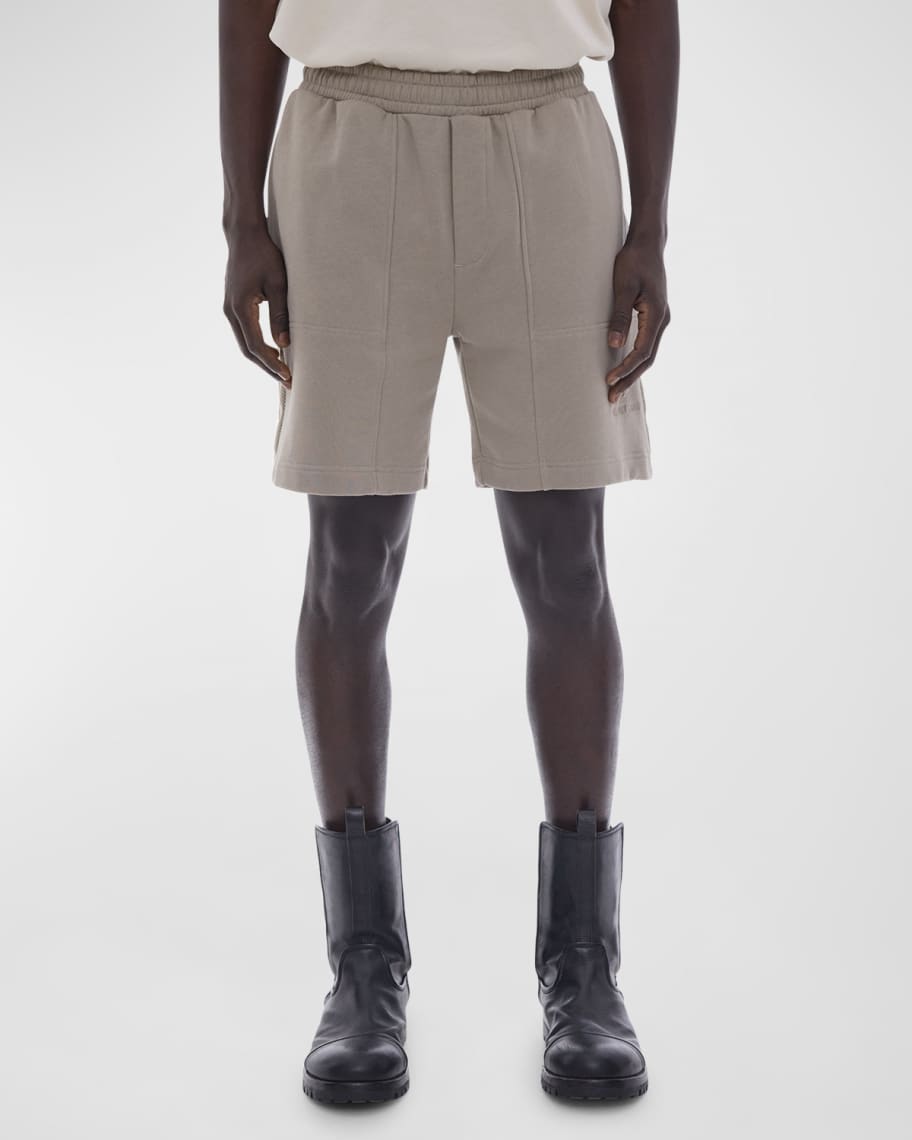 

Мужские махровые шорты с логотипом Helmut Lang