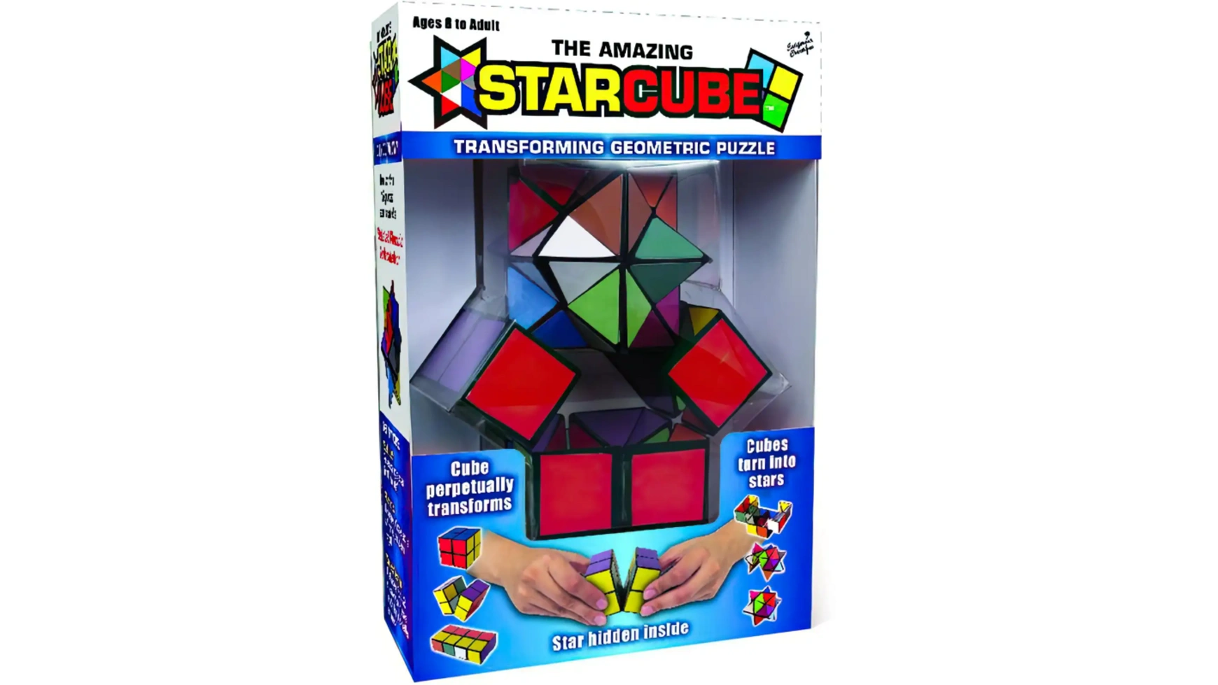 Звездный волшебный куб Elliot StarCube игра на ловкость и терпение, 5,5 х 5,5 см, красочный магнитный магический куб пазл игрушки пирамида куб магниты скорость профессиональный кубик рубика