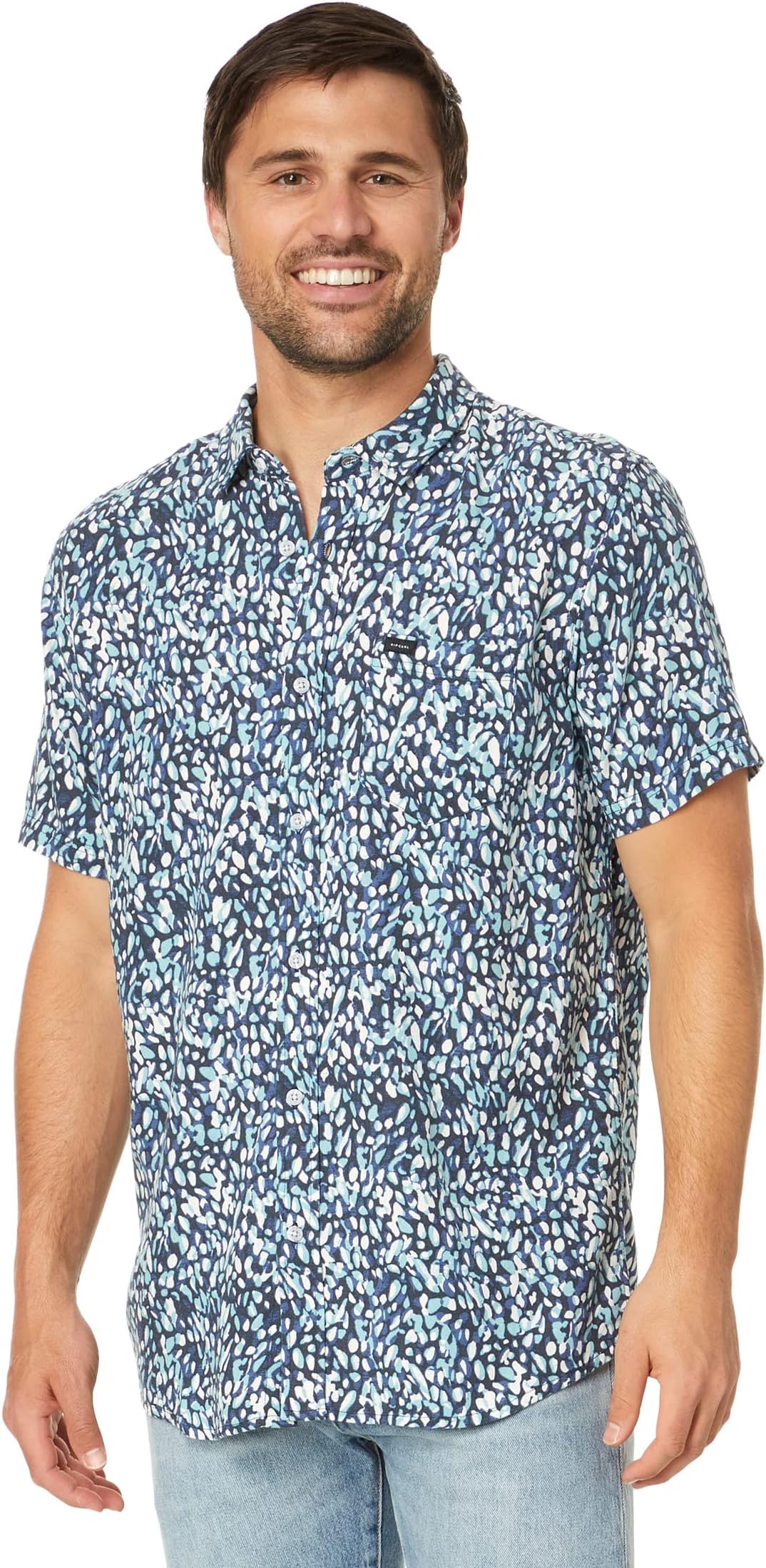 

Рубашка Motions Short Sleeve Woven Rip Curl, синий