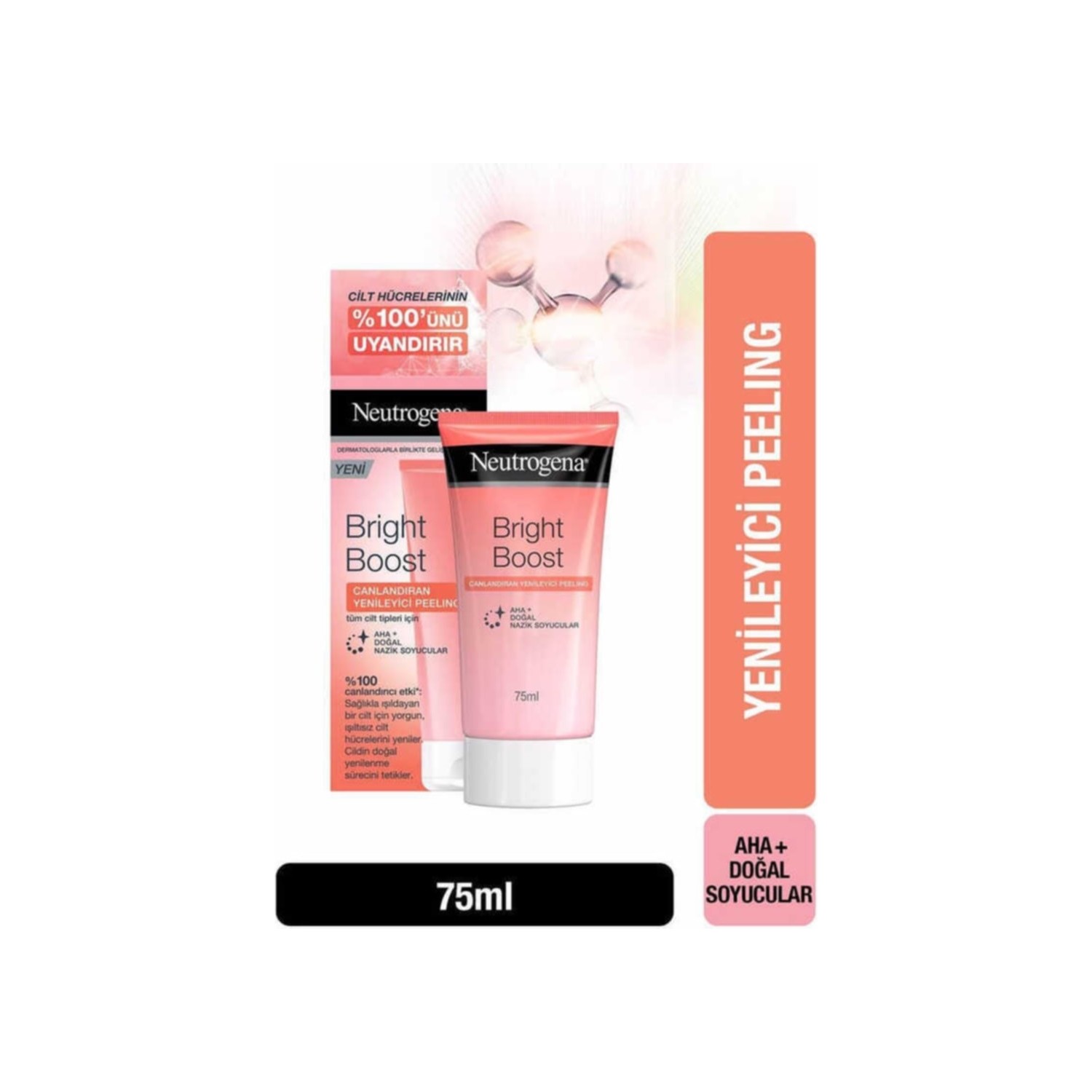 

Neutrogena Bright Boost Восстанавливающий освежающий пилинг 75 мл