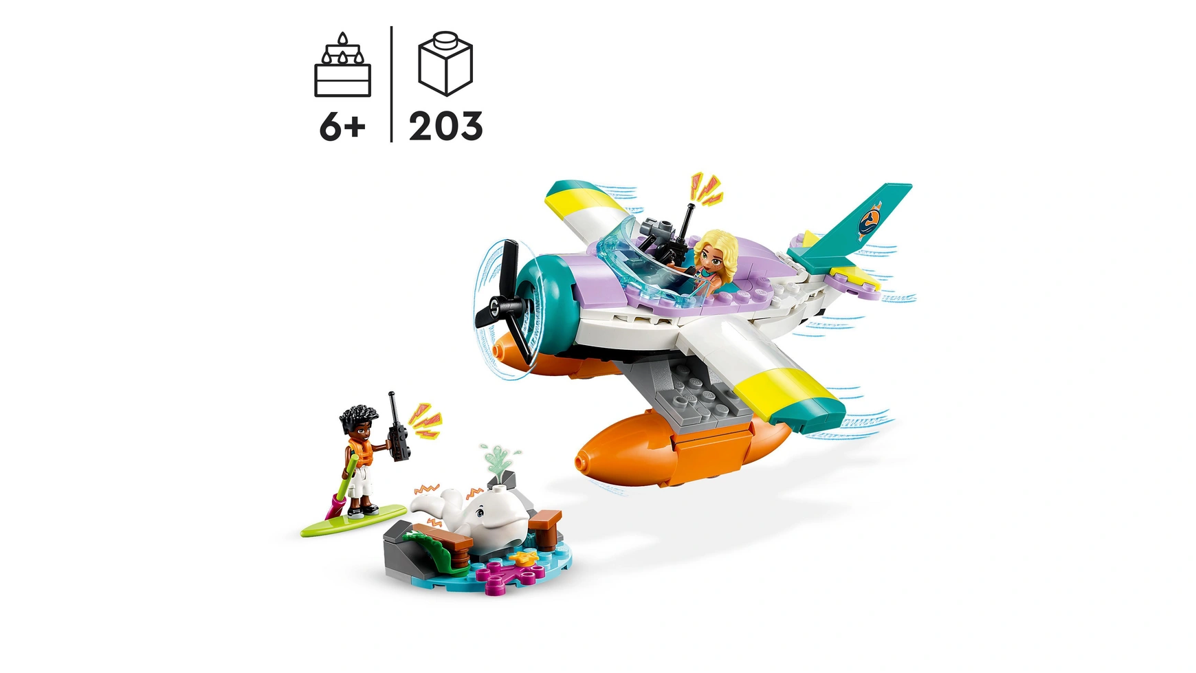 Lego Friends Морской спасательный самолет, игрушки-самолеты и мини-куклы –  заказать с доставкой из-за рубежа через онлайн-сервис «CDEK.Shopping»