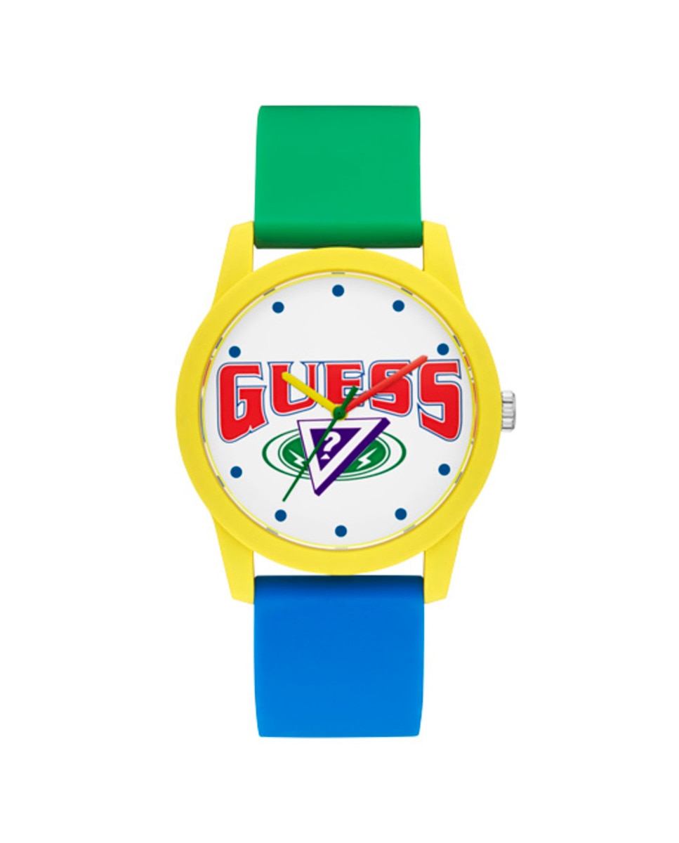 

Часы-унисекс J balvin V1048M1 из силикона и зеленого ремешка Guess, зеленый