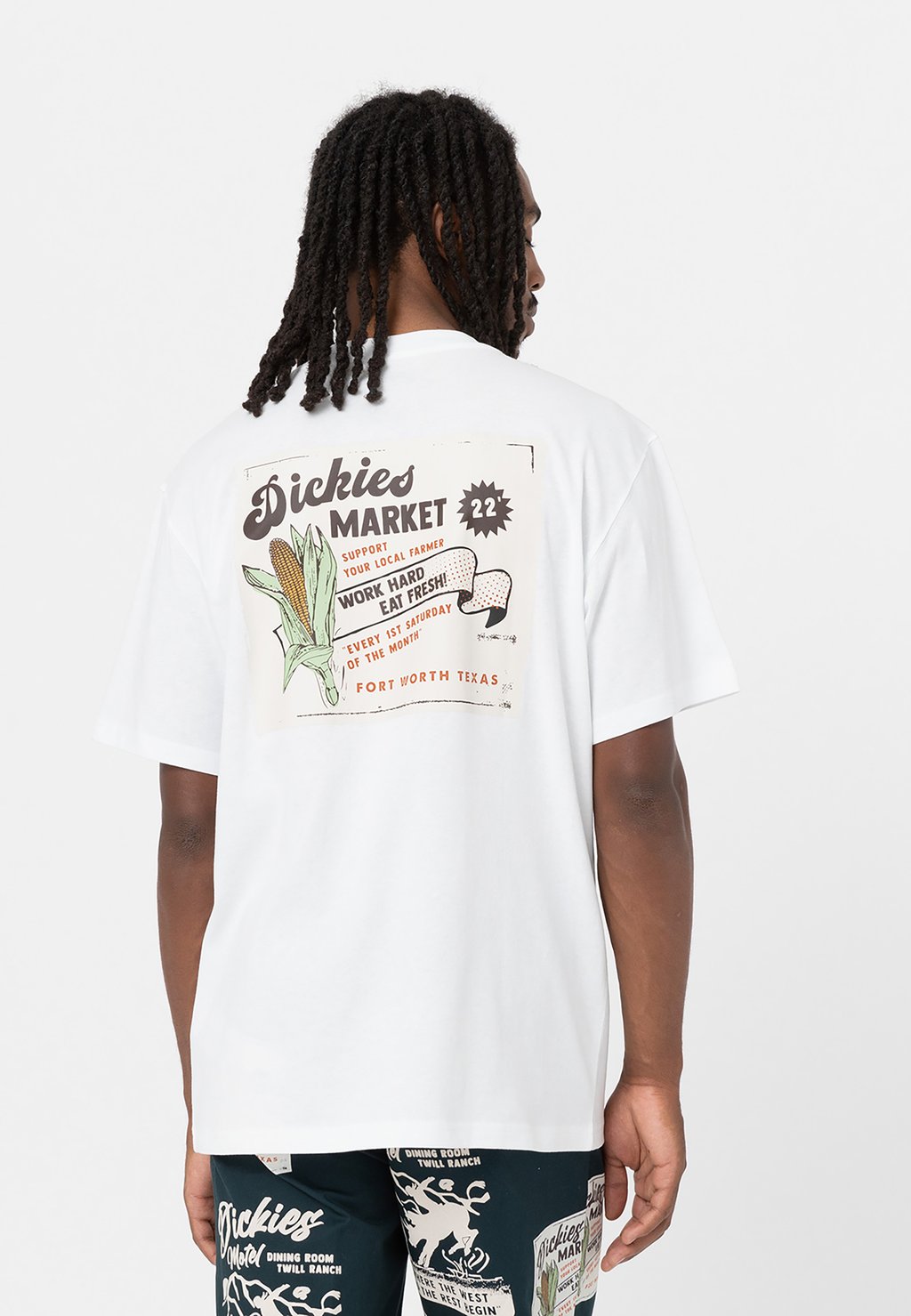 

Футболка с принтом Dickies, белый