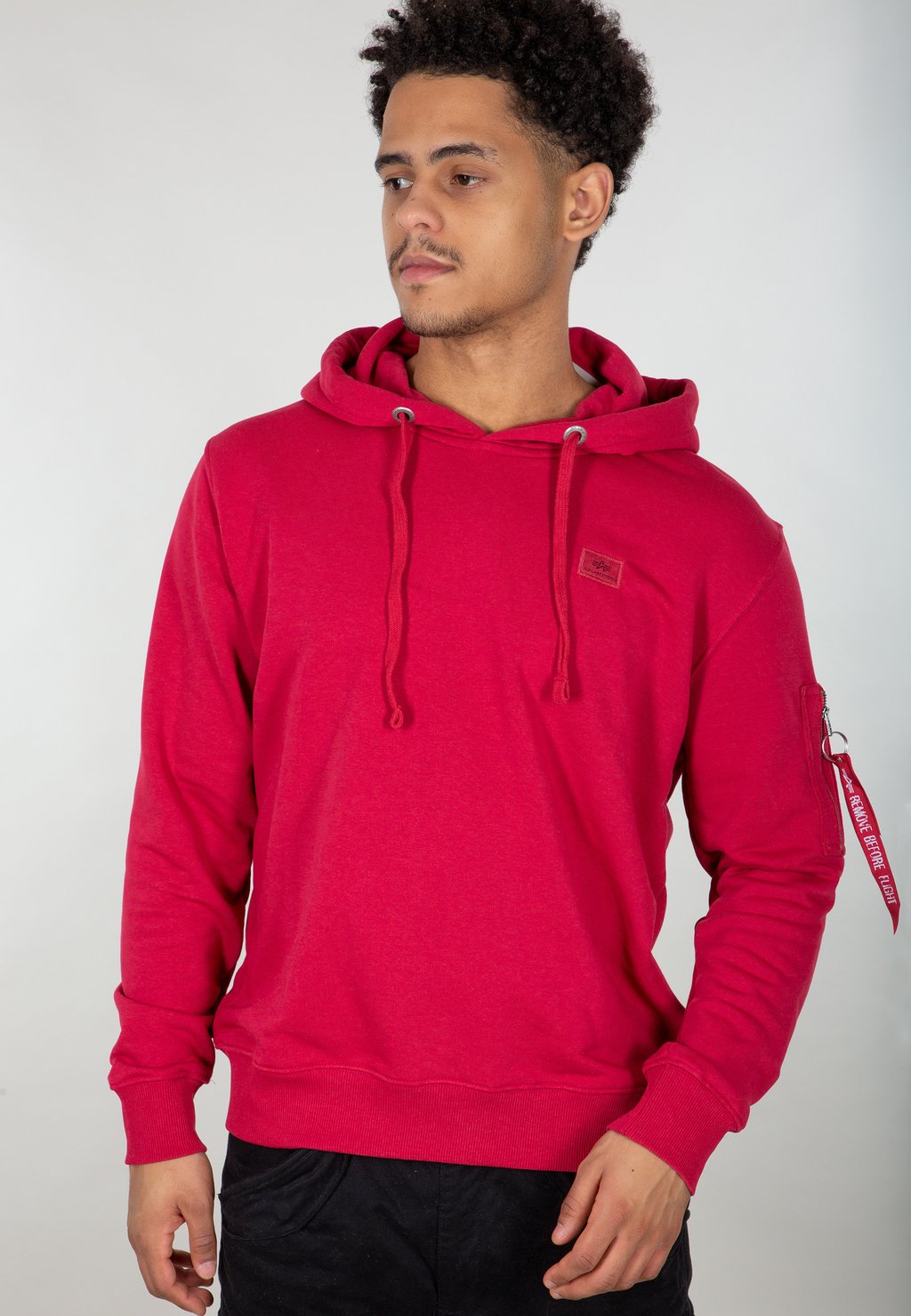 

Толстовка с капюшоном Alpha Industries, красный