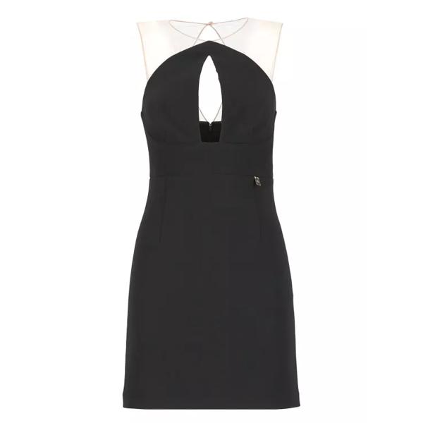 

Платье crepe dress Elisabetta Franchi, черный