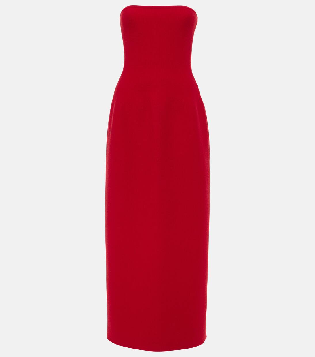 

Длинное шерстяное платье Иммануэль Gabriela Hearst, цвет scarlet red