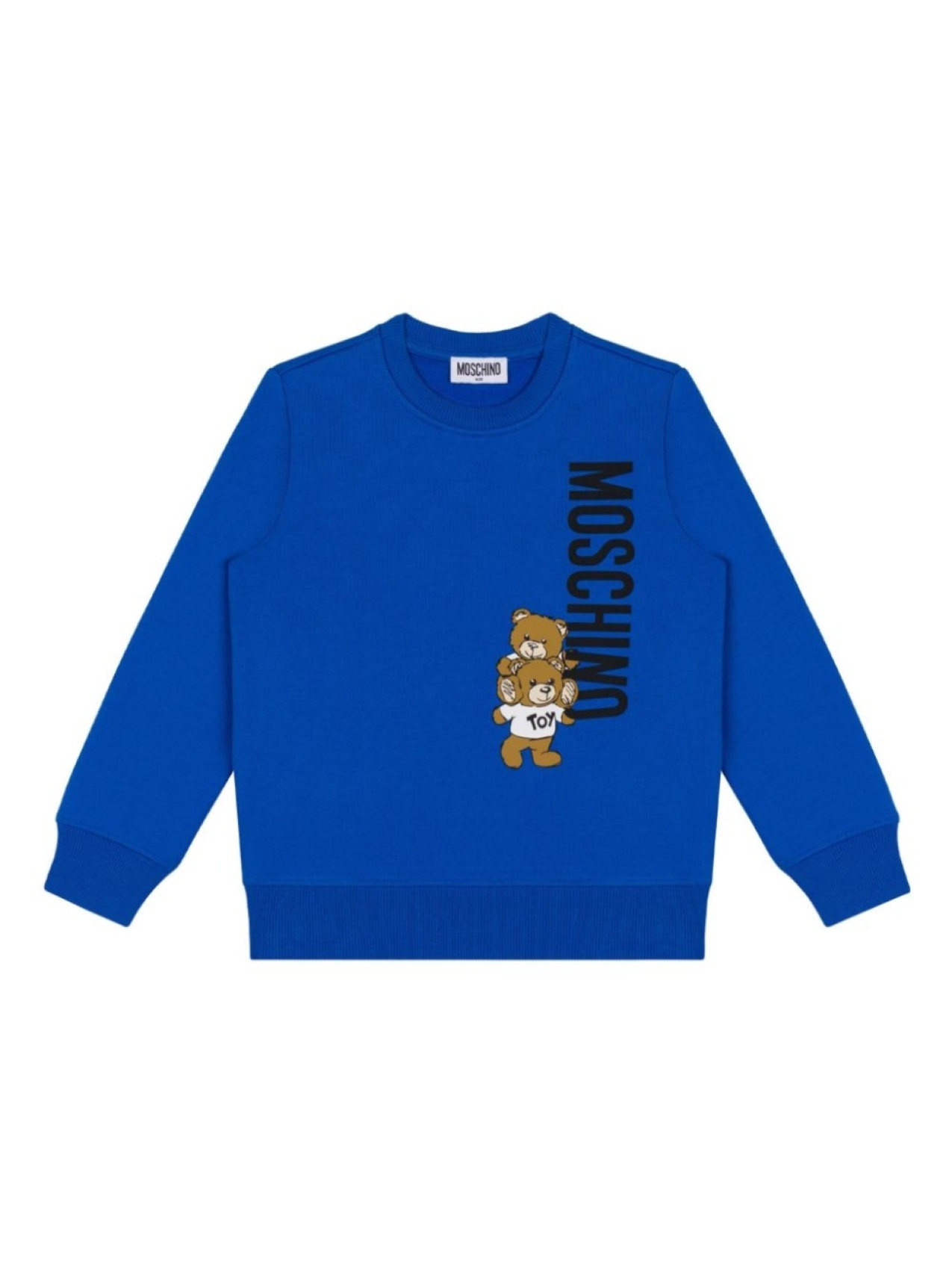 

Moschino Kids толстовка с мотивом плюшевого мишки, синий