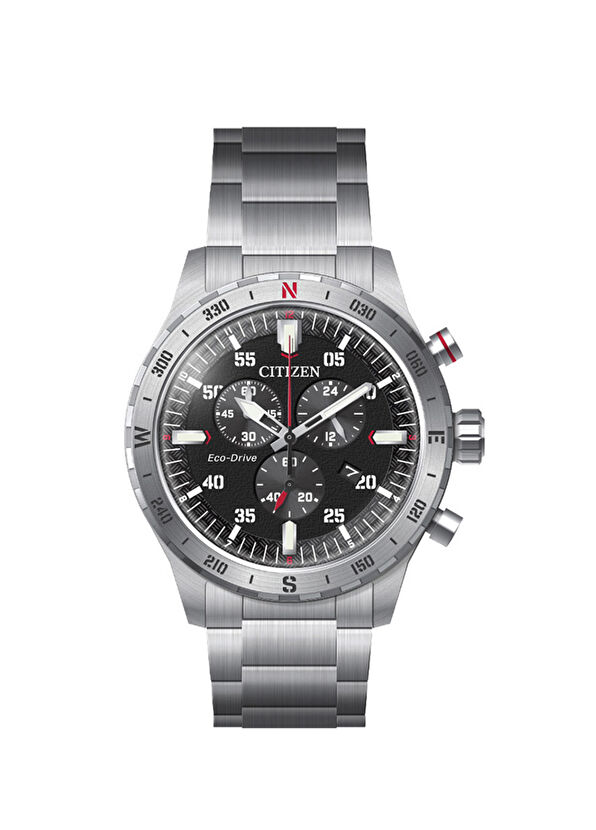 

Gts хронограф at2520-89e мужские наручные часы Citizen, серый