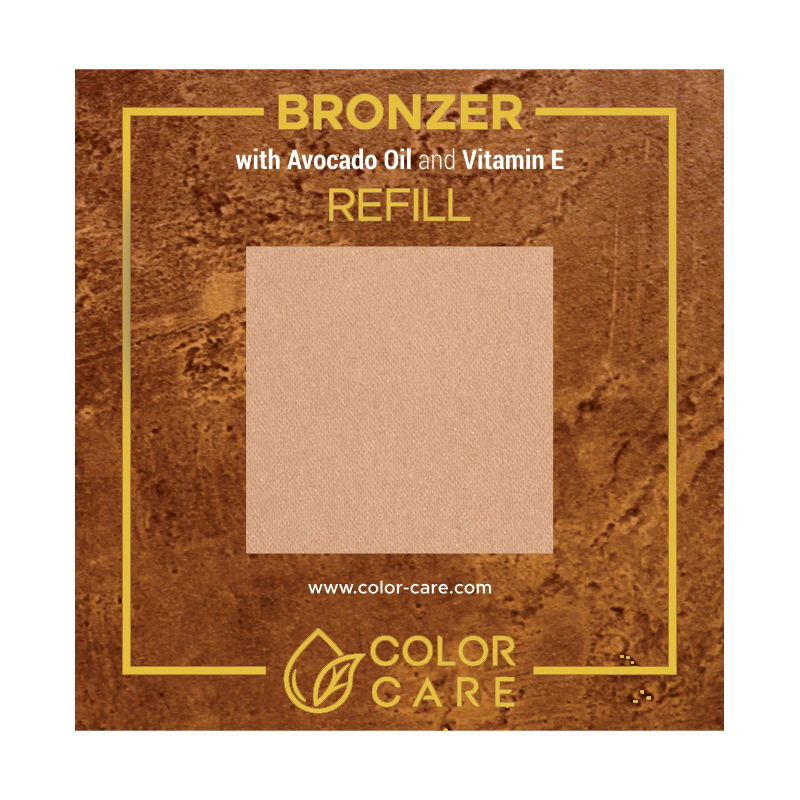 Матовый веганский бронзатор - сменный блок - Color Care Pecan, 8 гр