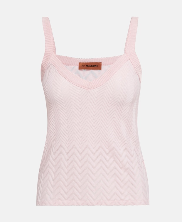 

Вязаный топ Missoni, роза