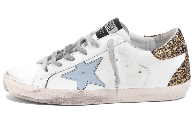 

Кроссовки женские Golden Goose Super-Star, белый / золотой