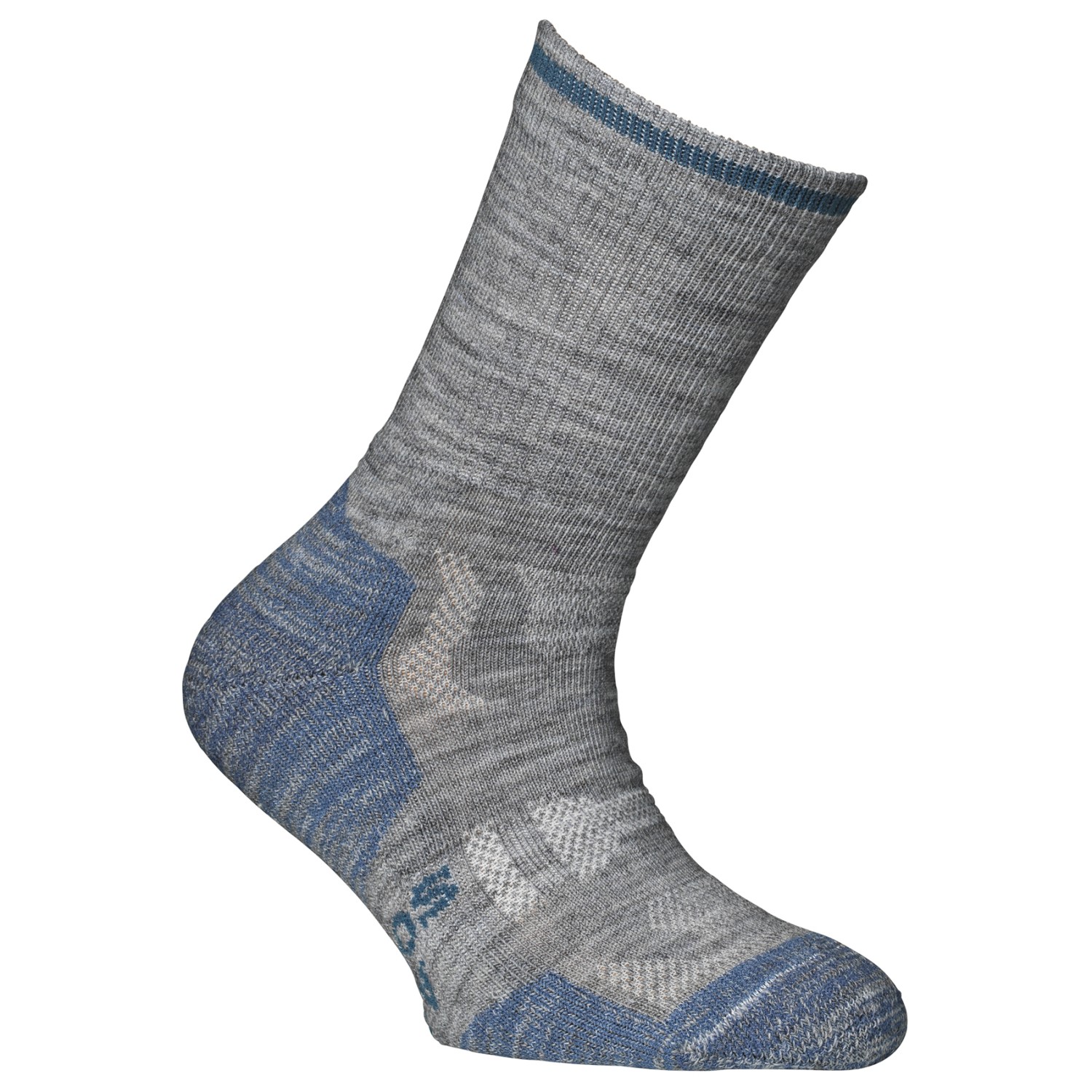 цена Походные носки Alpacasocks&Co Merino Outdoor Kids, цвет Grey/Blue Trim