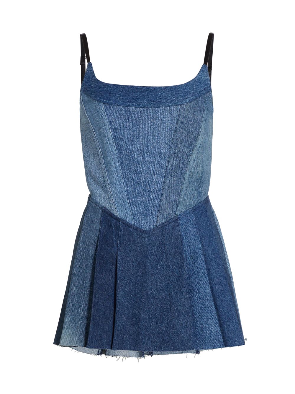 

Джинсовое платье в горошек EB Denim, синий