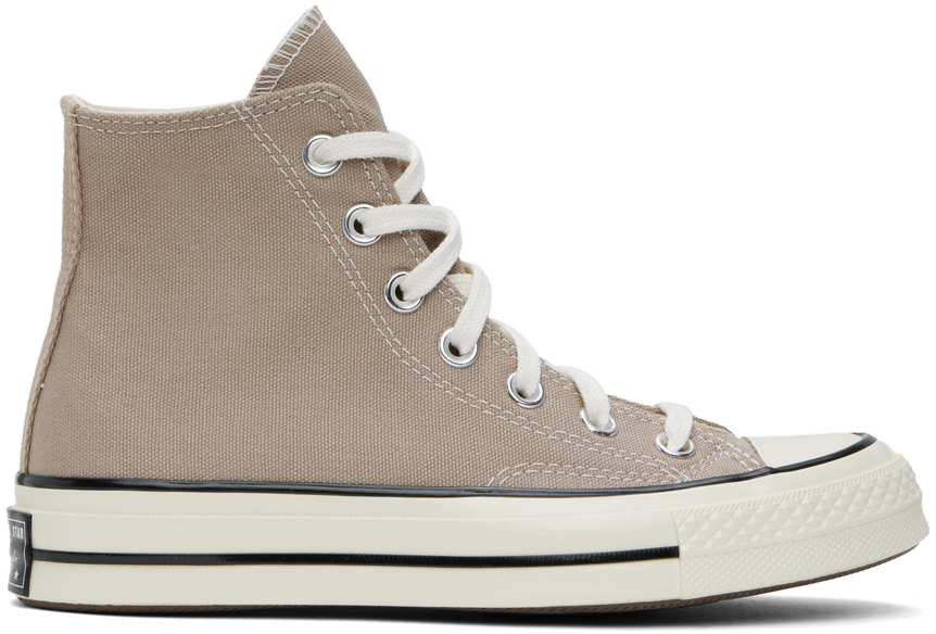 

Серо-серо-коричневые кеды Chuck 70 Vintage Canvas Converse, цвет Vintage cargo/Egret/Black