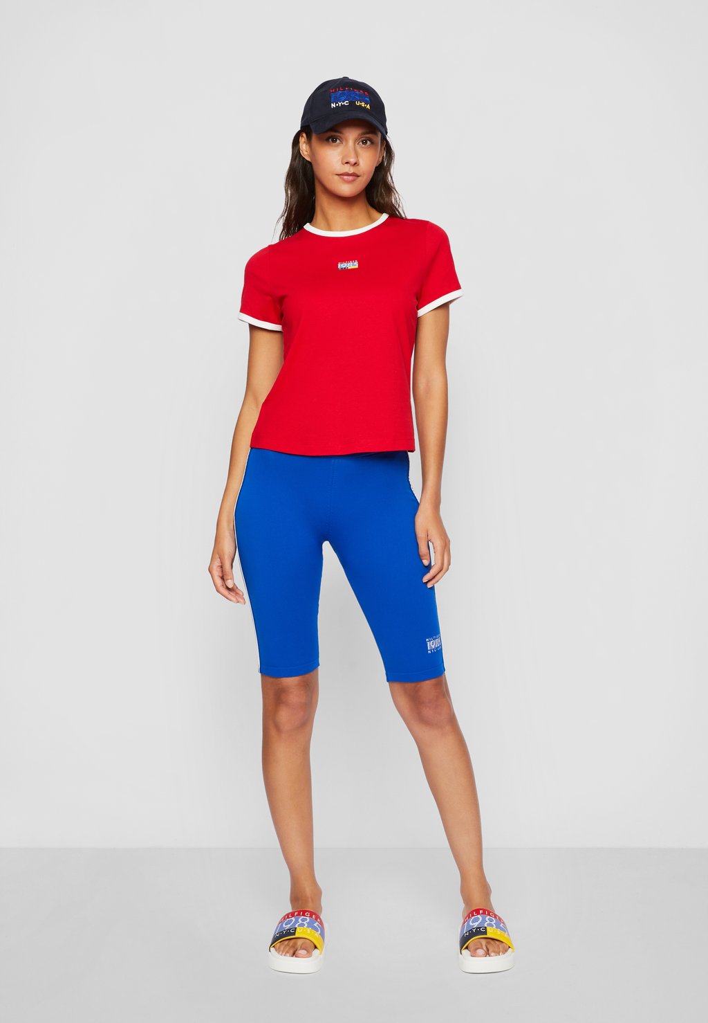 

Футболка с принтом Exclusive Hilfiger Team Tommy Hilfiger, основной красный