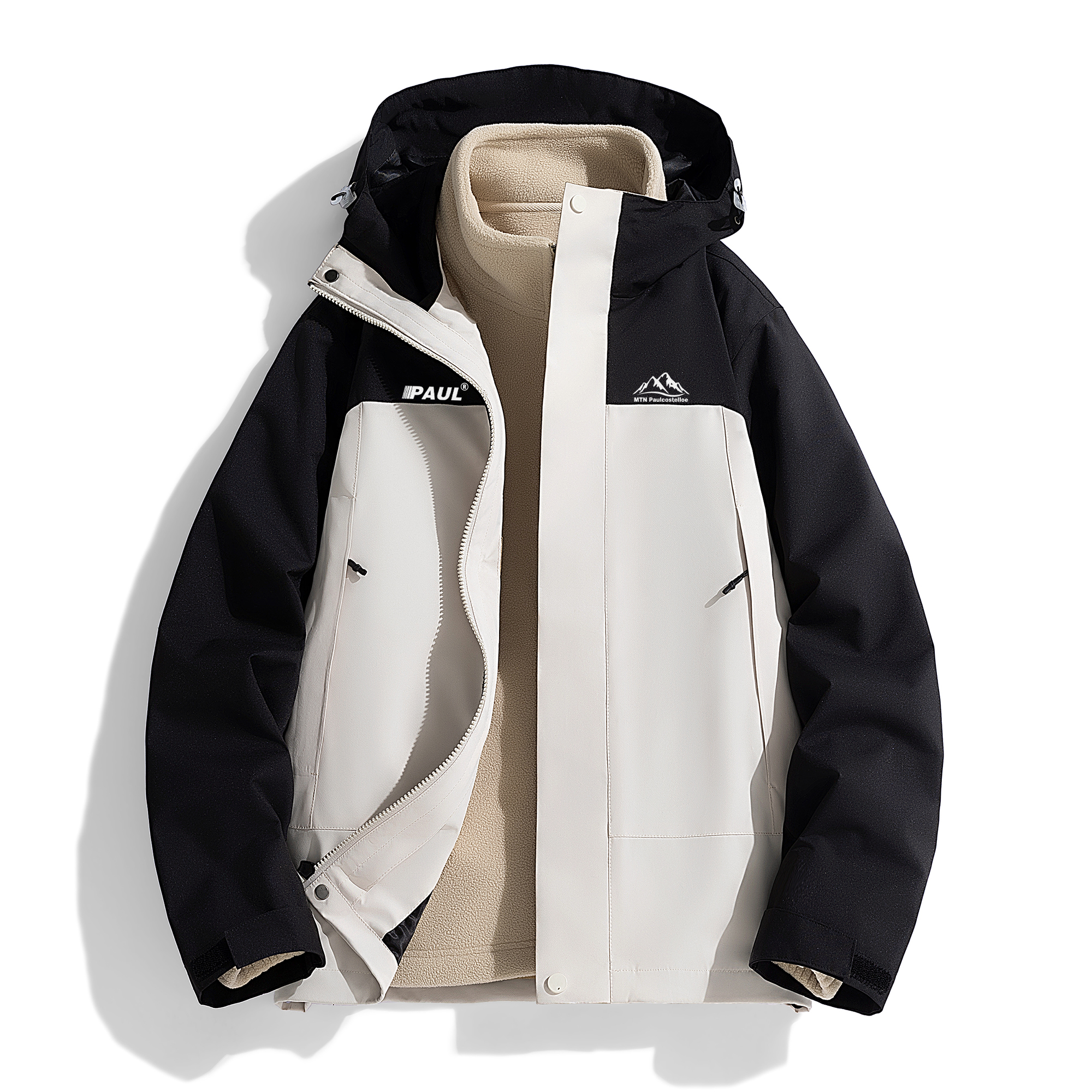 

Ветровка Куртка Унисекс Paul Costelloe, цвет Apricot/Ivory (3-in-1)