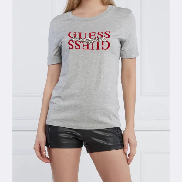 

Футболка стандартного кроя Guess, серый