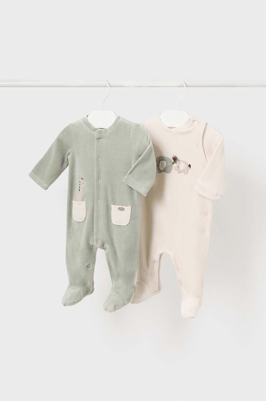 

Комплект комбинезонов Mayoral для новорожденных, 2 шт Mayoral Newborn, зеленый