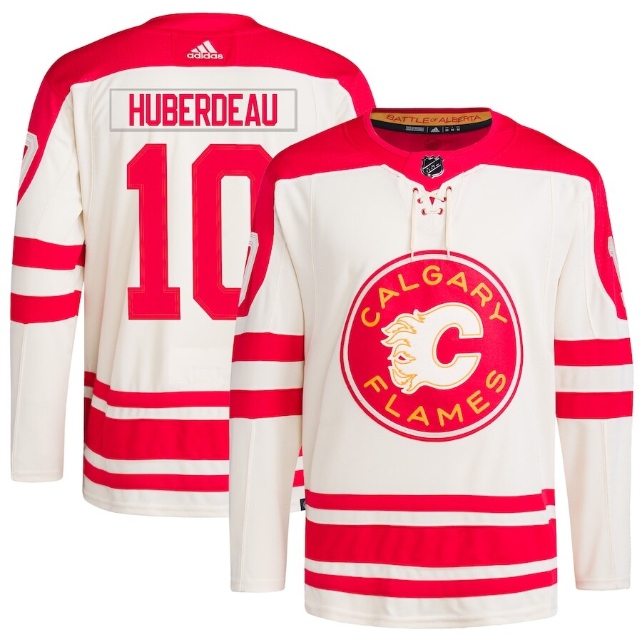 

Джерси adidas Calgary Flames, кремовый