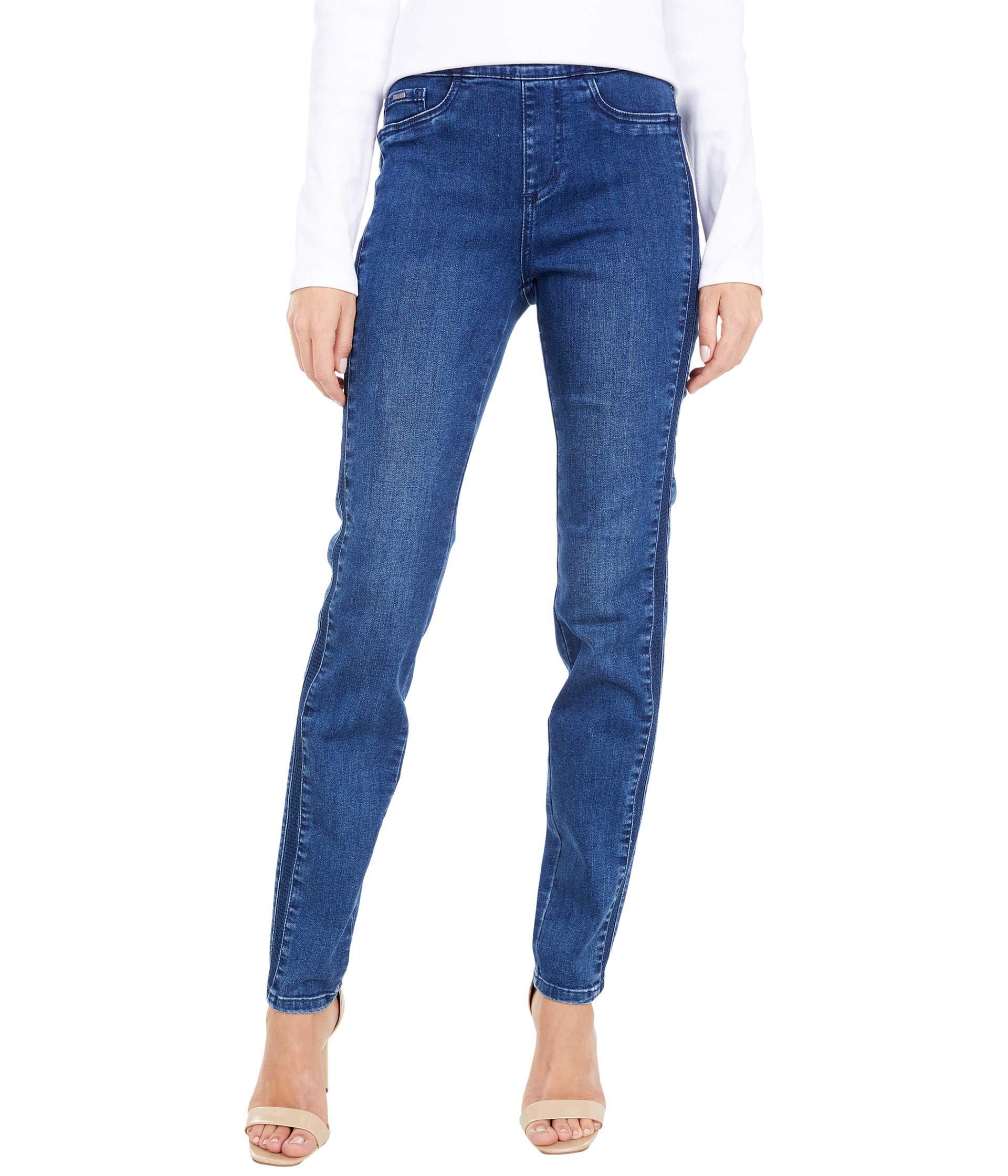Джинсы FDJ French Dressing Jeans, Statement Denim Pull-On Cigarette Leg in Mid Indigo evriholder dressing 2 go