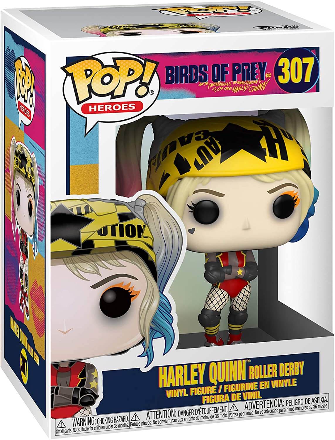 Фигурка Funko POP! Heroes: Birds of Prey - Harley Quinn (Roller Derby) фигурки funko pop birds of prey harley quinn and beaver 44378 2 шт