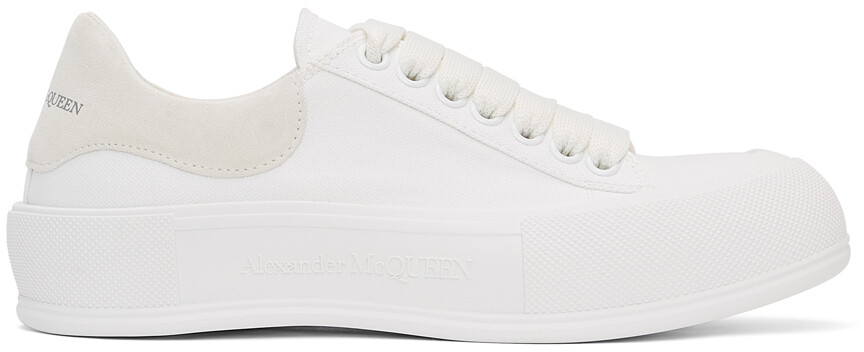 

Кеды White & Off-White Deck Plimsoll Alexander McQueen
